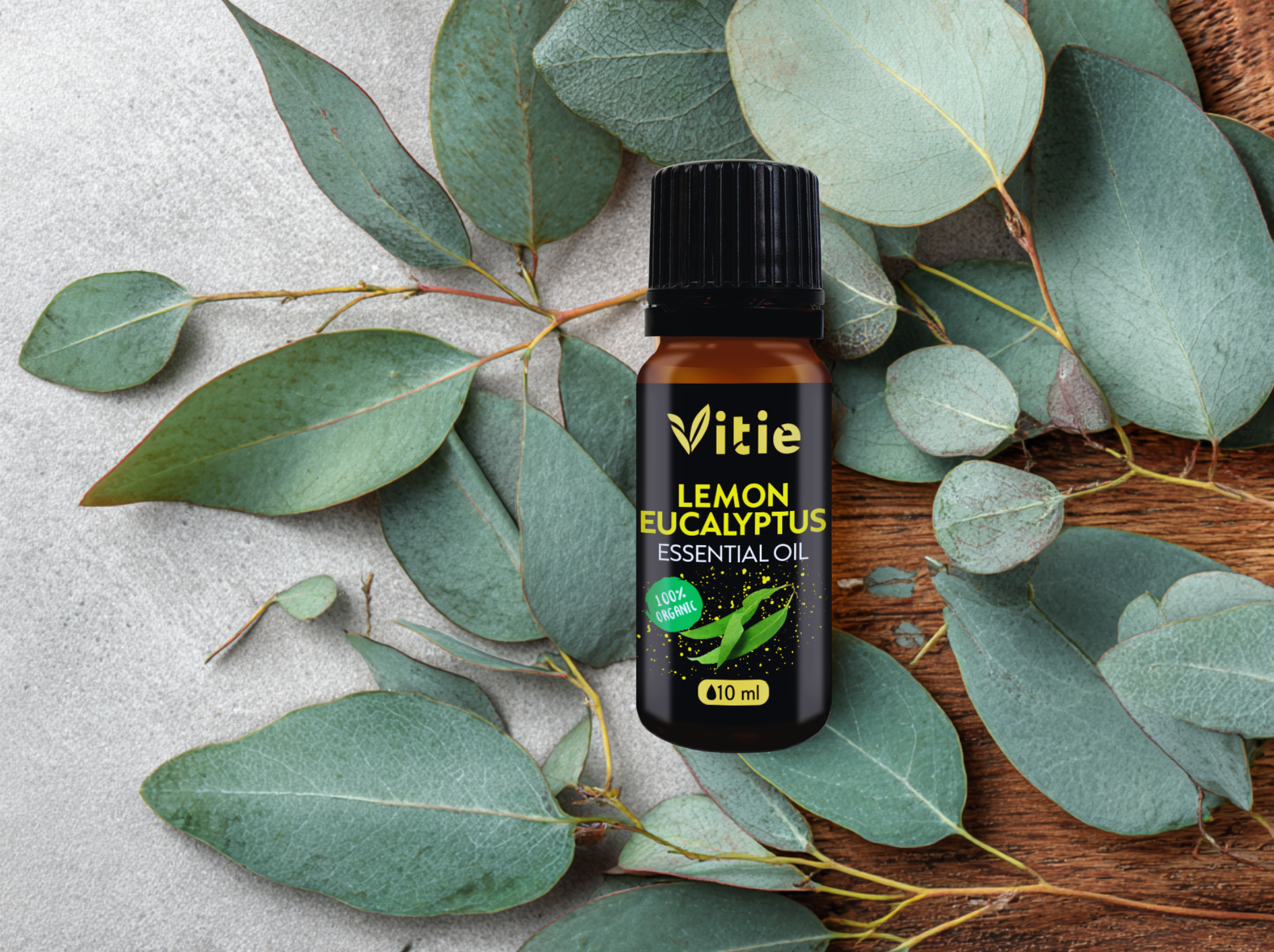 BIO 100% Esenciální olej Eukalyptus citrodora, 10 ml, Vitie