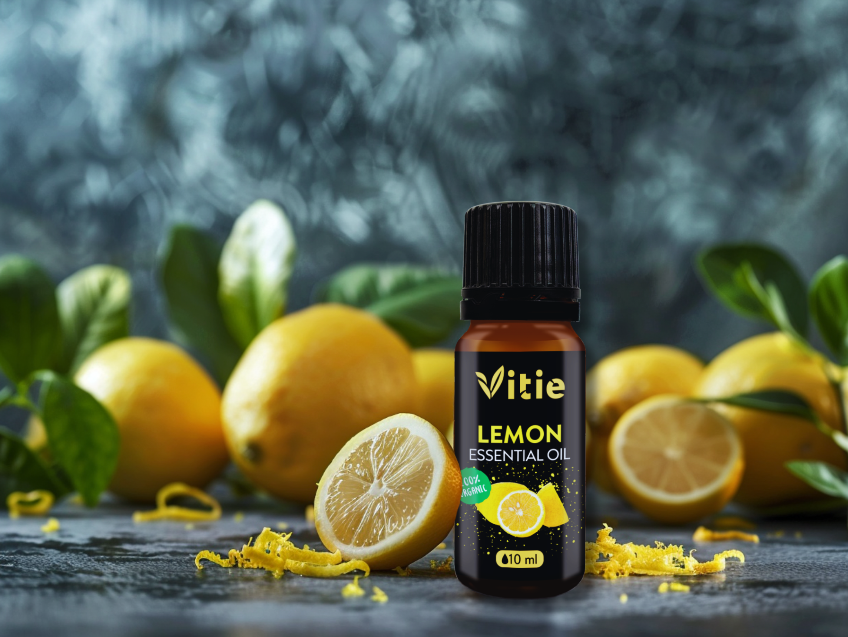 BIO 100% Esenciální olej Citrón, 10 ml, Vitie