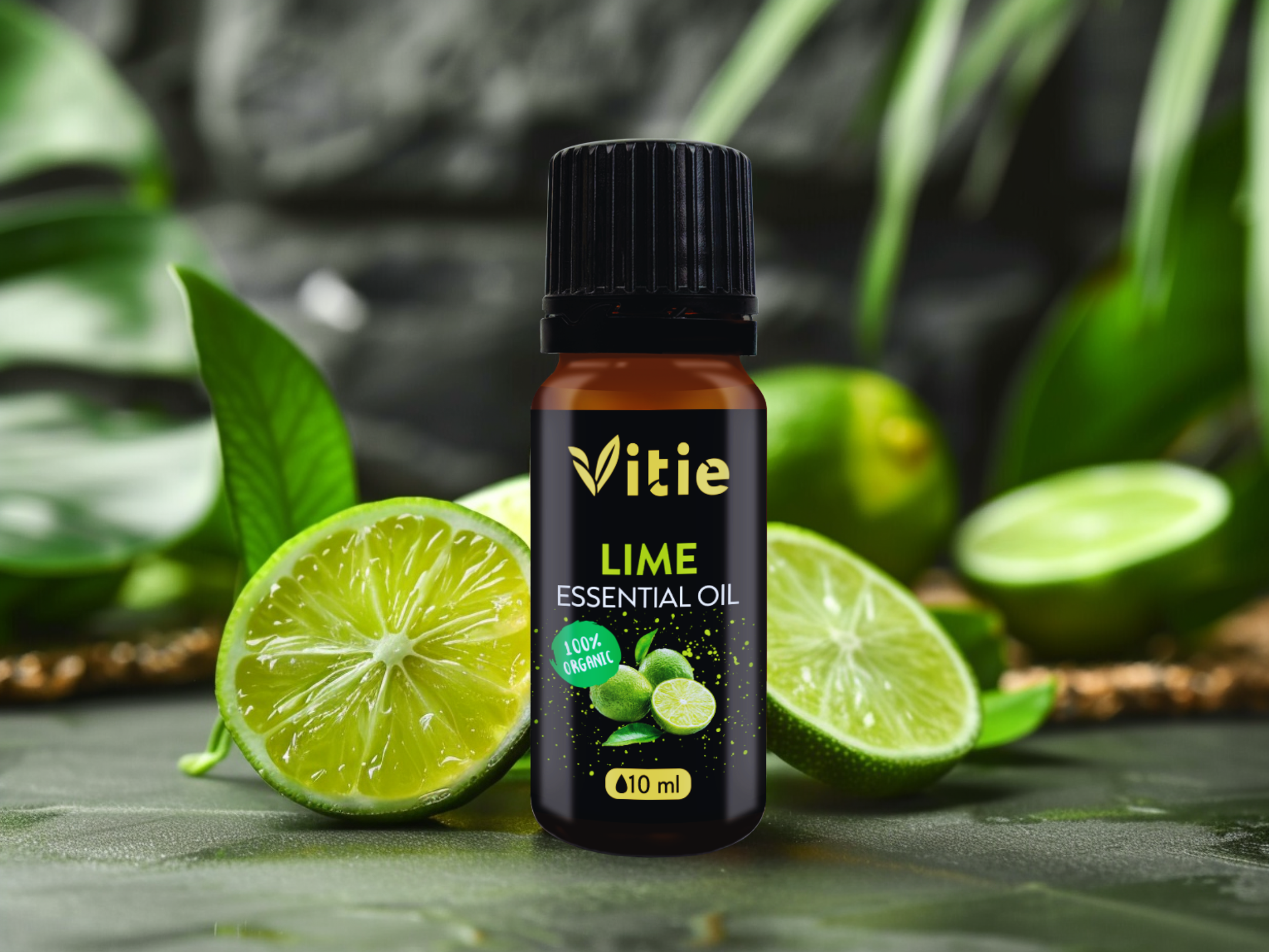 BIO 100% Esenciální olej Limetka, 10 ml, Vitie