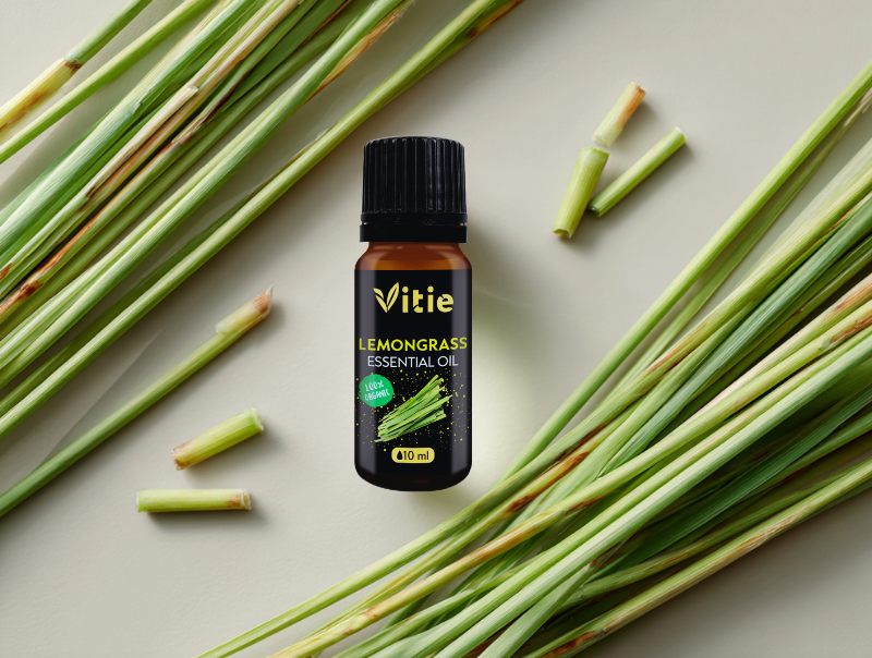 BIO 100% Esenciální olej Citronová tráva, 10 ml, Vitie