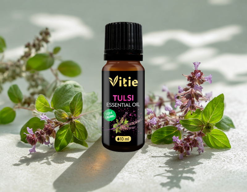 100% BIO Esenciální olej Tulsi, 10ml, Vitie