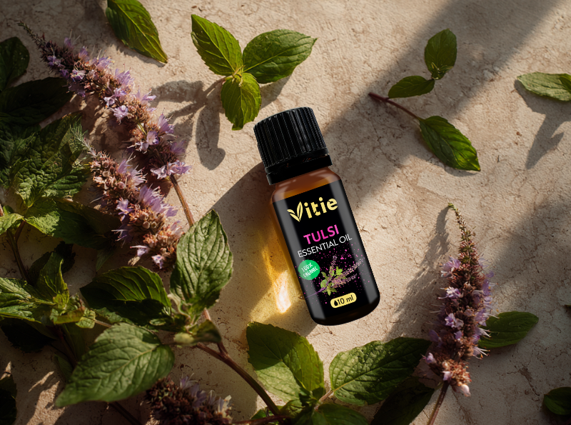 100% BIO Esenciální olej Tulsi, 10ml, Vitie