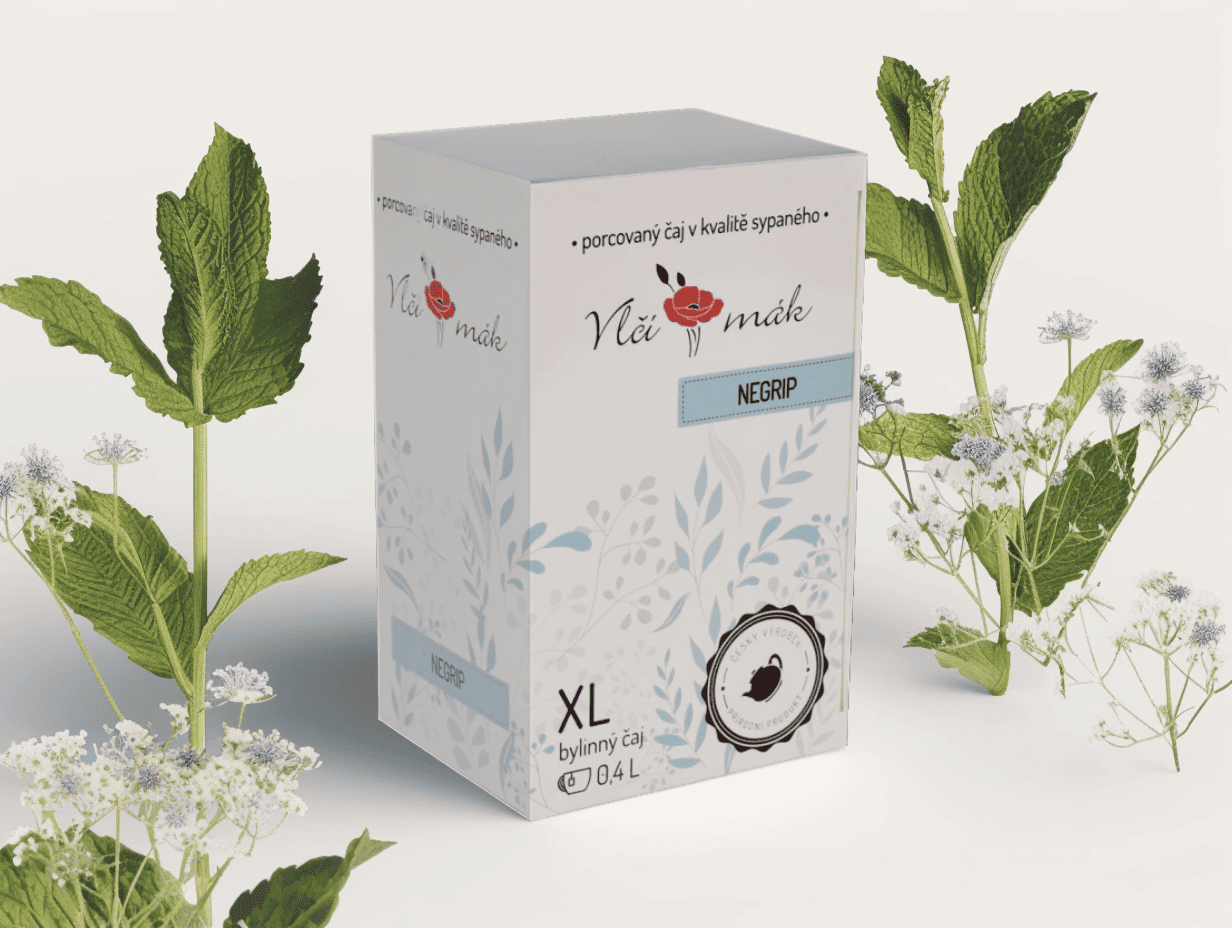XL čaj Negrip, 20 sáčků, Vlčí Mák
