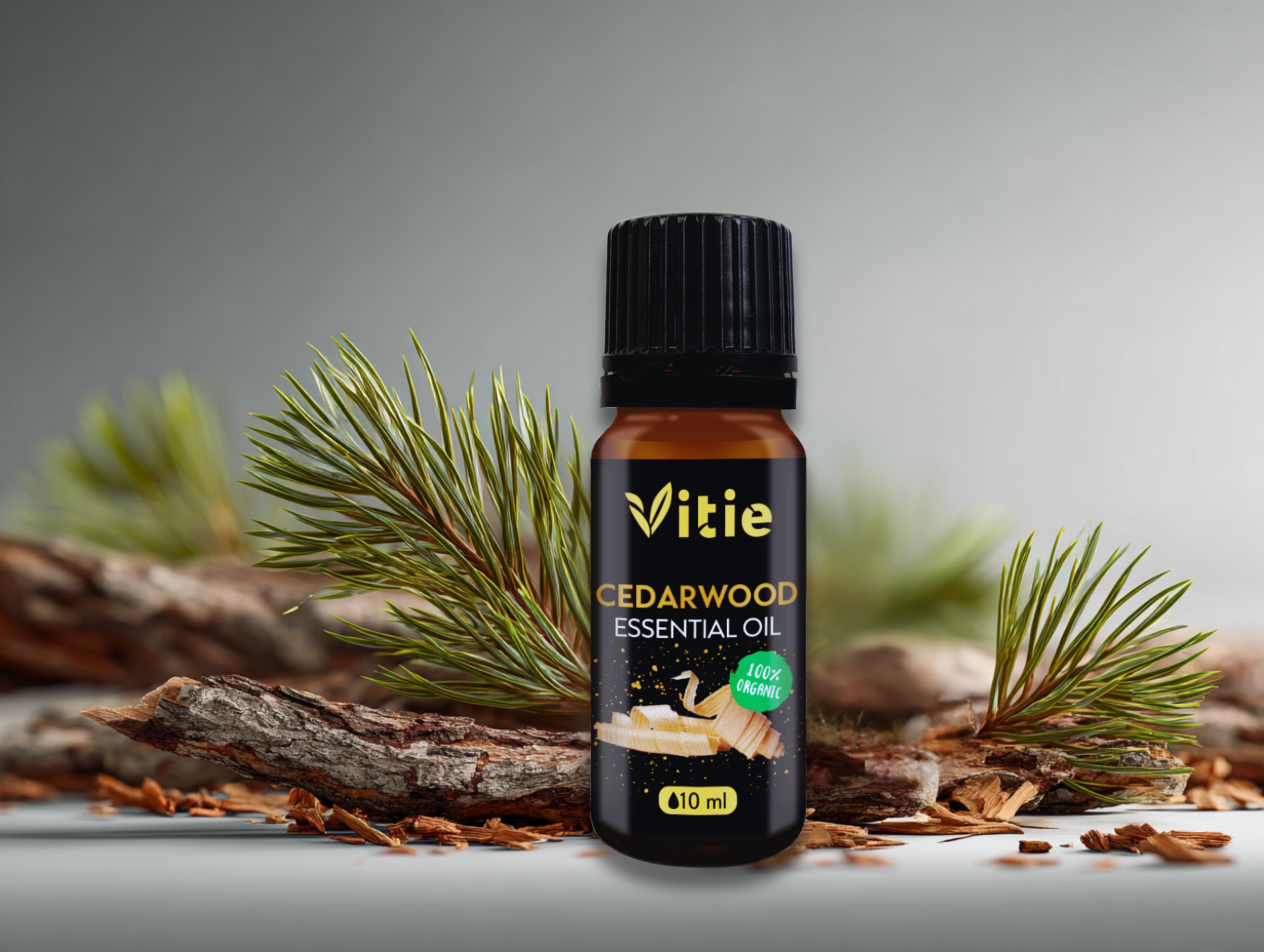 BIO 100% Esenciální olej Cedr, 10 ml, Vitie