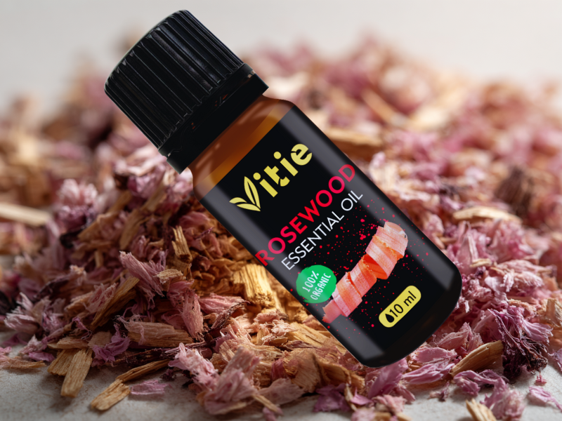 100% BIO Esenciální olej Růžové dřevo, 10 ml, Vitie