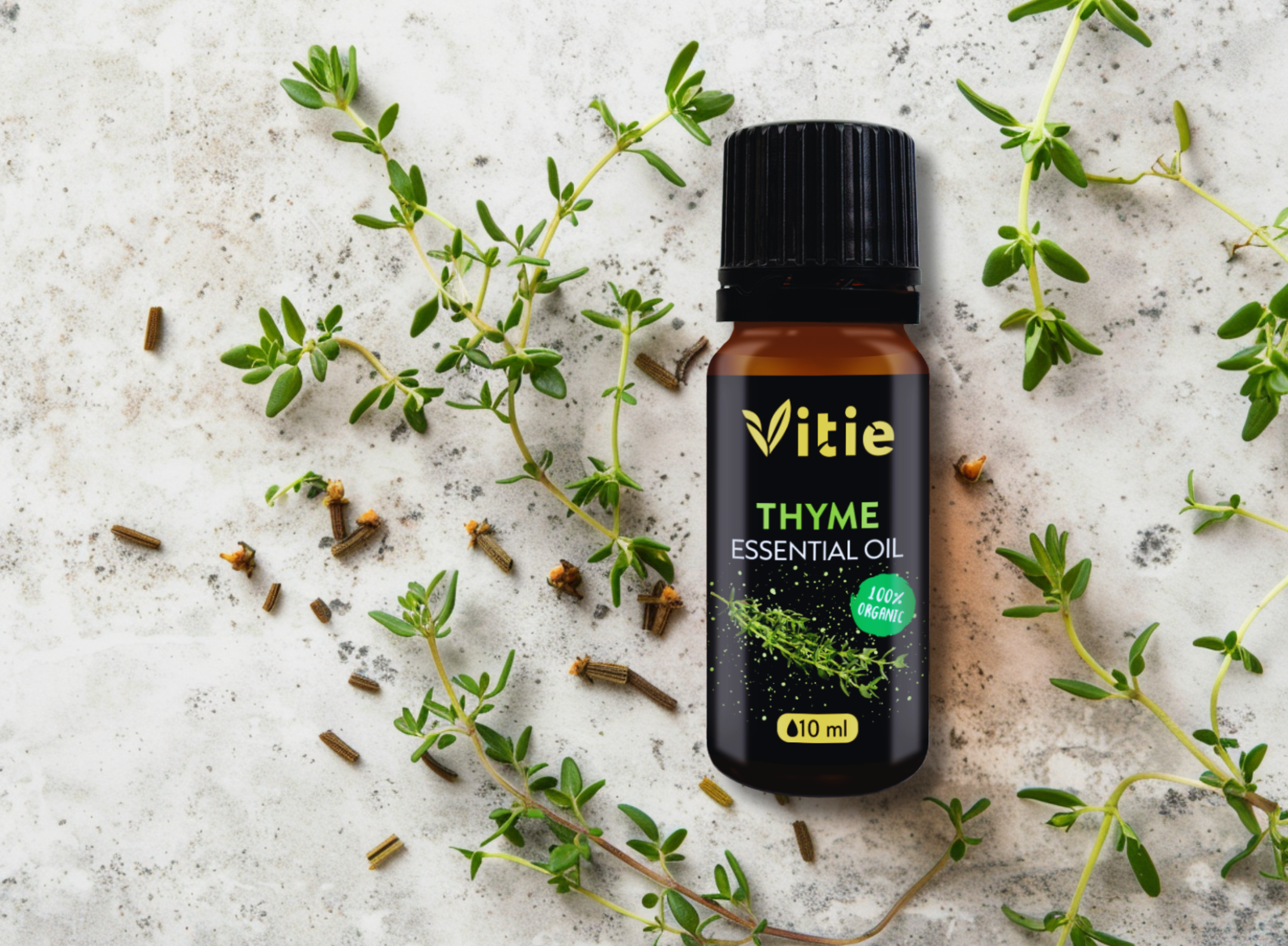 BIO 100% Esenciální olej Tymián, 10 ml, Vitie