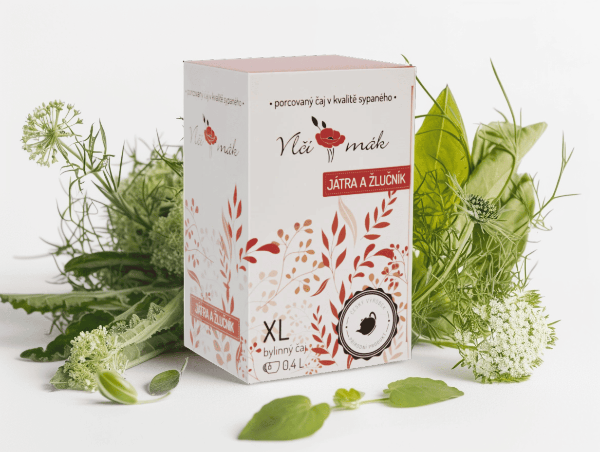 XL čaj Játra a žlučník, 20 sáčků, Vlčí Mák