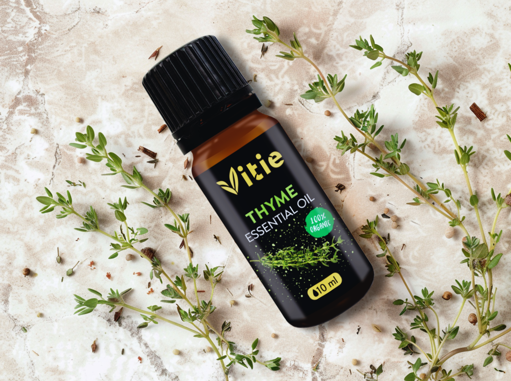 BIO 100% Esenciální olej Tymián, 10 ml, Vitie