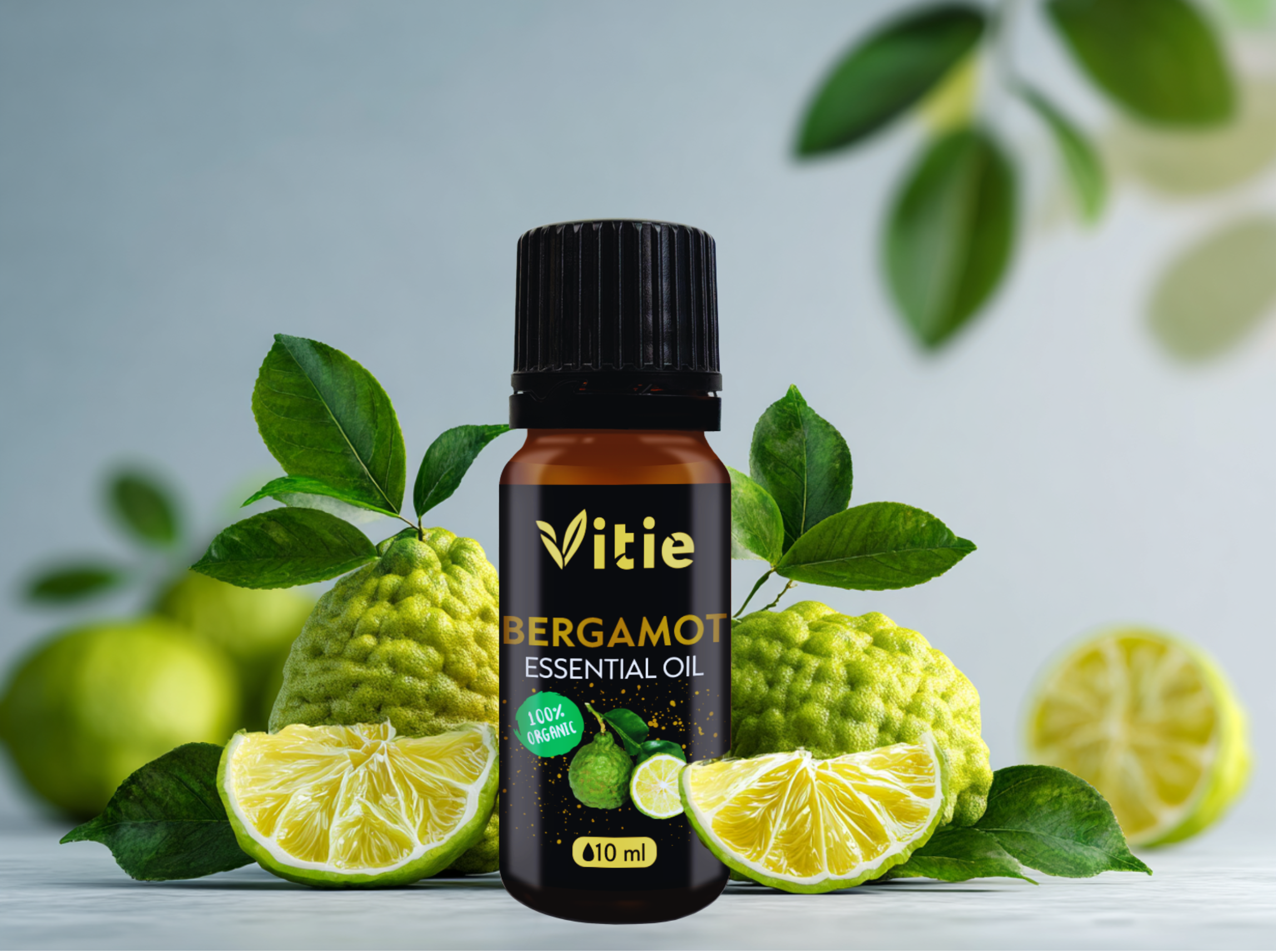 BIO 100% Esenciální olej Bergamot, 10 ml, Vitie