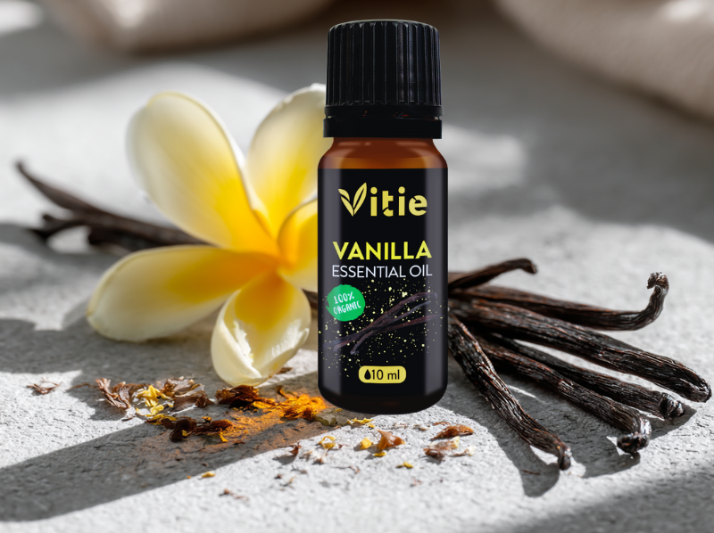 BIO 100% Esenciální olej Vanilka, 10 ml, Vitie
