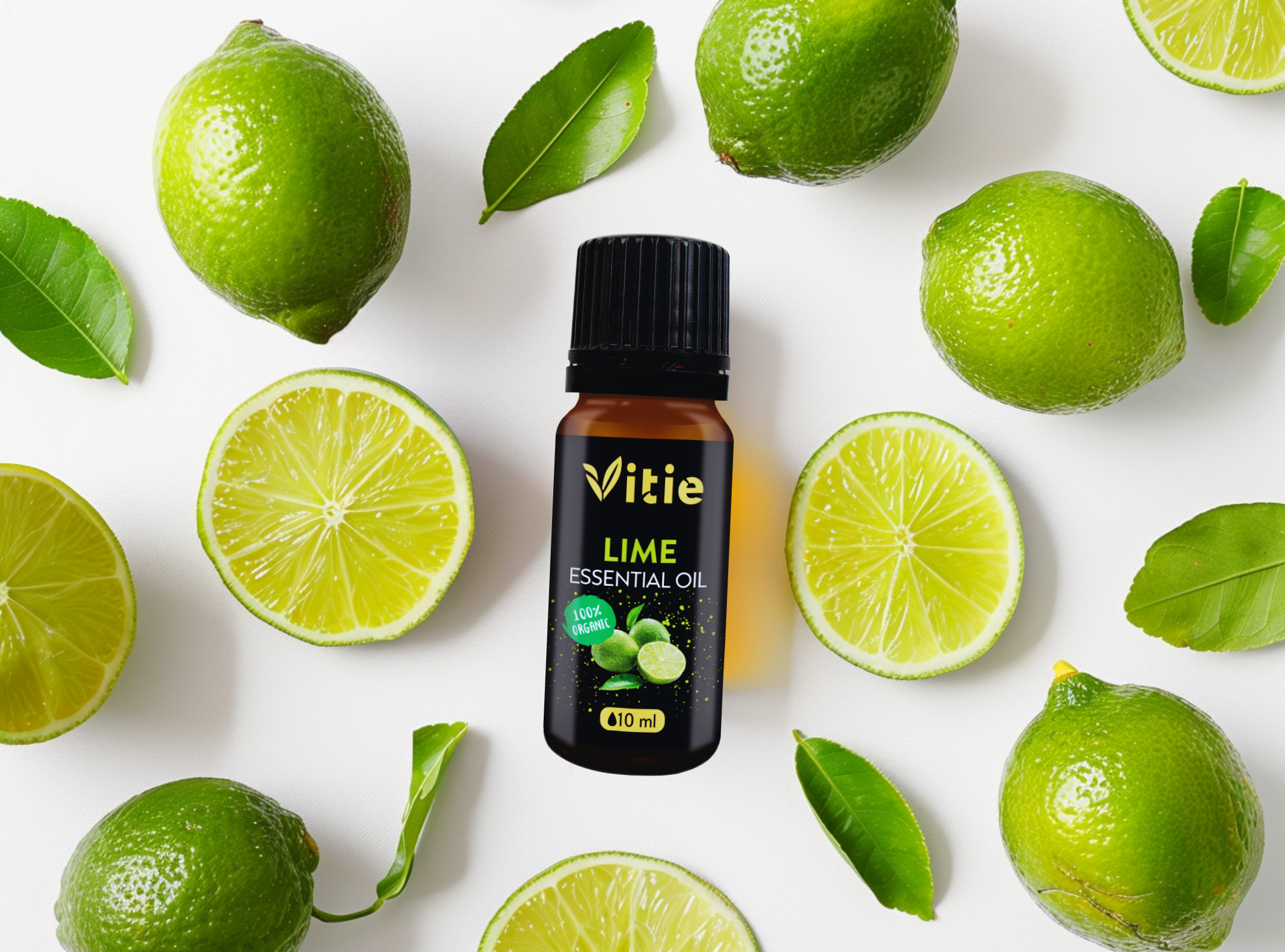 BIO 100% Esenciální olej Limetka, 10 ml, Vitie