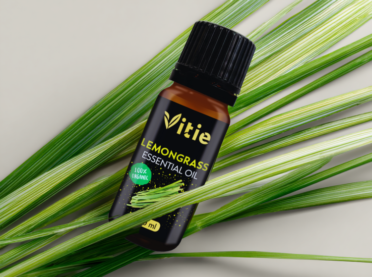 BIO 100% Esenciální olej Citronová tráva, 10 ml, Vitie