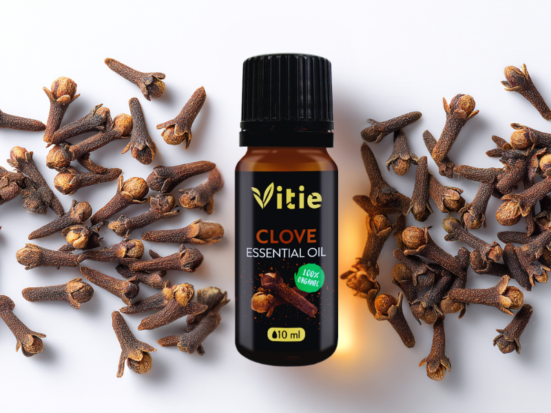 BIO 100% Esenciální olej Hřebíček, 10 ml, Vitie