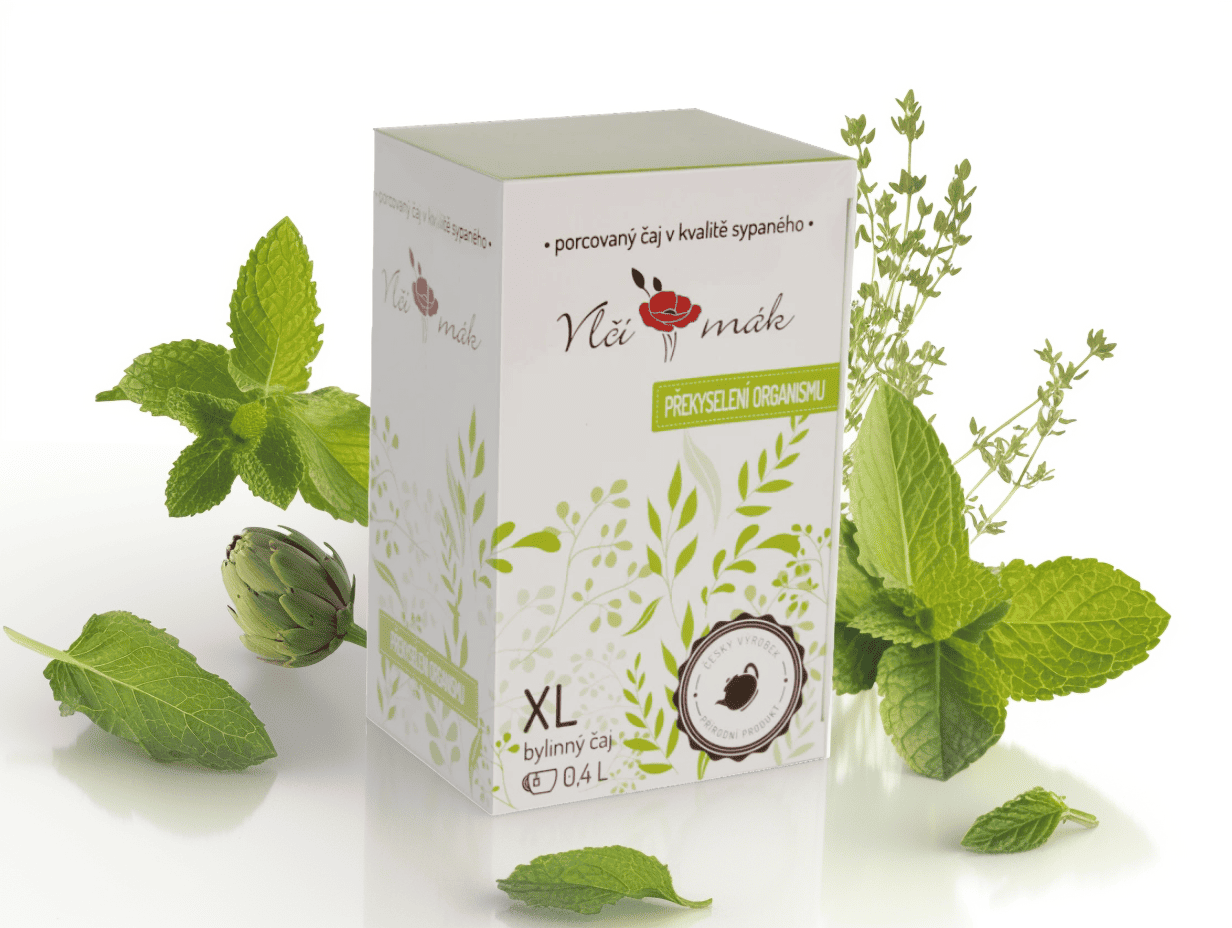 XL čaj Překyselení organismu, 20 sáčků, Vlčí Mák