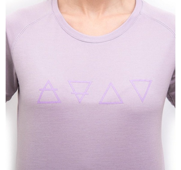 SENSOR MERINO BLEND ELEMENTS dámské triko dl.rukáv mystic violet