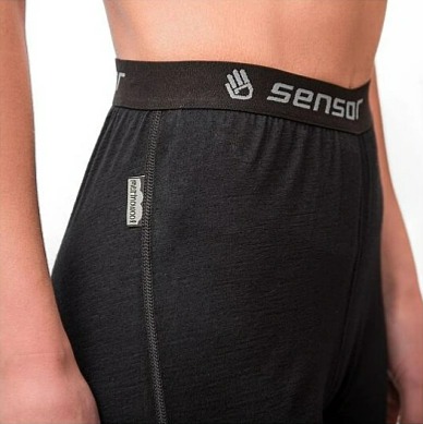 SENSOR MERINO ACTIVE dámské spodky černá