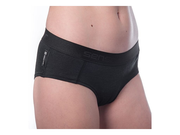 SENSOR MERINO AIR dámské kalhotky černá