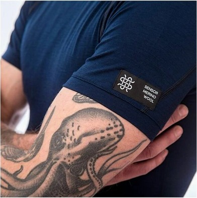 SENSOR MERINO ACTIVE pánské triko kr.rukáv deep blue