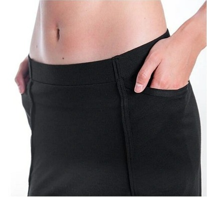 SENSOR MERINO ACTIVE dámská sukně černá