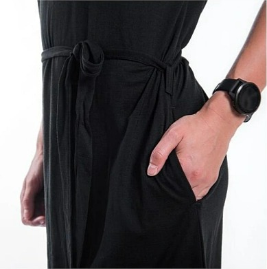 SENSOR MERINO ACTIVE DÁMSKÉ ŠATY černá