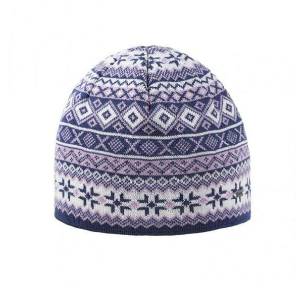 KAMA A134 Pletená Merino čepice, sv. modrá