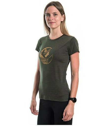 SENSOR MERINO AIR PT FOX dámské triko kr.rukáv olive green