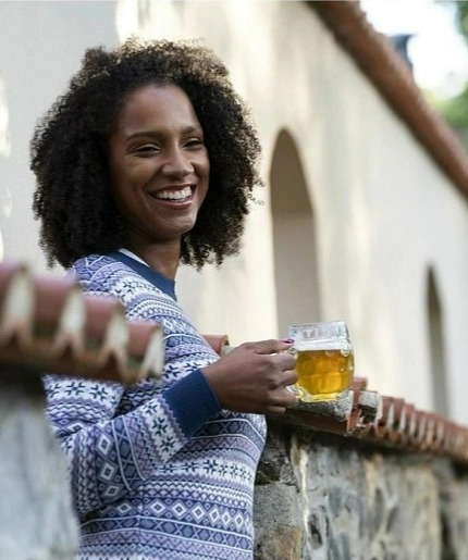 KAMA 5024 Merino svetr, sv. modrá