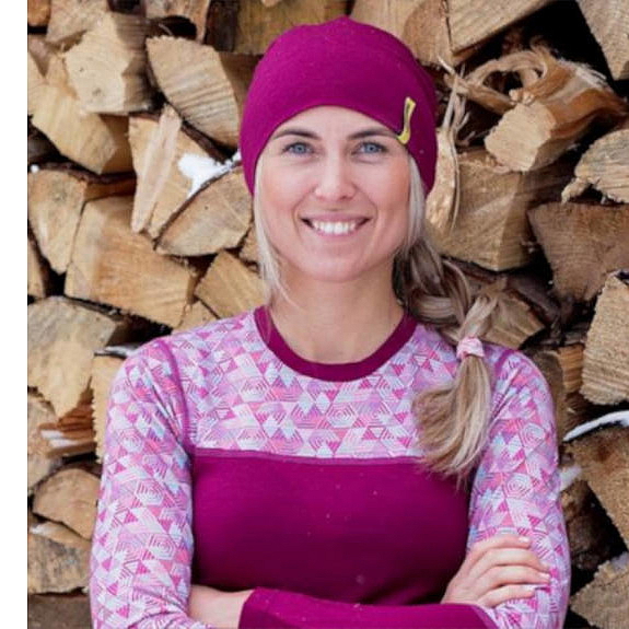 SENSOR MERINO IMPRESS dámské triko kr.rukáv černá/floral