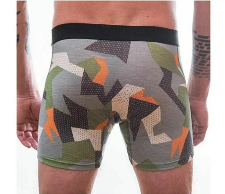 SENSOR MERINO IMPRESS pánské trenky safari/camo