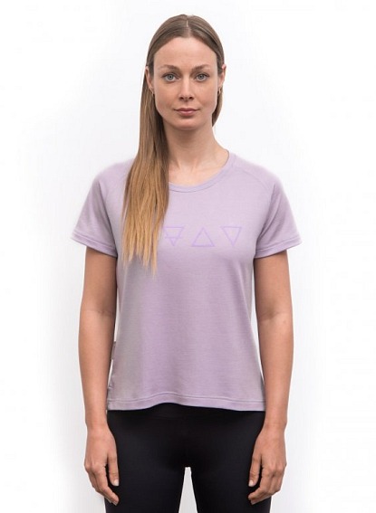 SENSOR MERINO BLEND ELEMENTS dámské triko kr.rukáv mystic violet