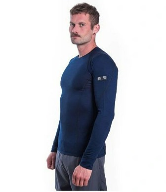 SENSOR MERINO ACTIVE pánské triko dl.rukáv deep blue