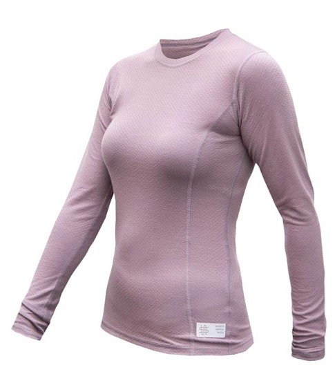 SENSOR MERINO DF dámské triko dl.rukáv mystic violet