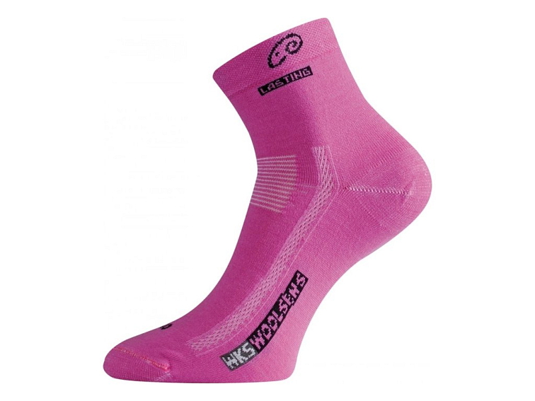 LASTING merino ponožky WKS růžové