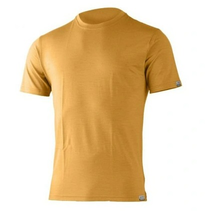 LASTING pánské merino triko CHUAN hořčicové