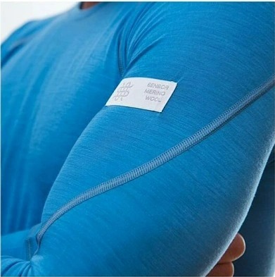 SENSOR MERINO ACTIVE pánské triko dl.rukáv modrá