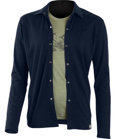 LASTING pánská merino košile EDGAR modrá