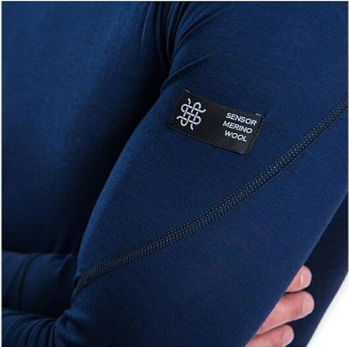 SENSOR MERINO ACTIVE pánské triko dl.rukáv deep blue