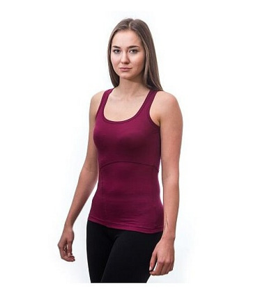 SENSOR MERINO ACTIVE dámský nátělník lilla