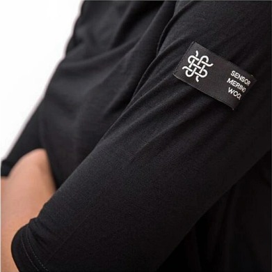 SENSOR MERINO ACTIVE DÁMSKÉ ŠATY černá