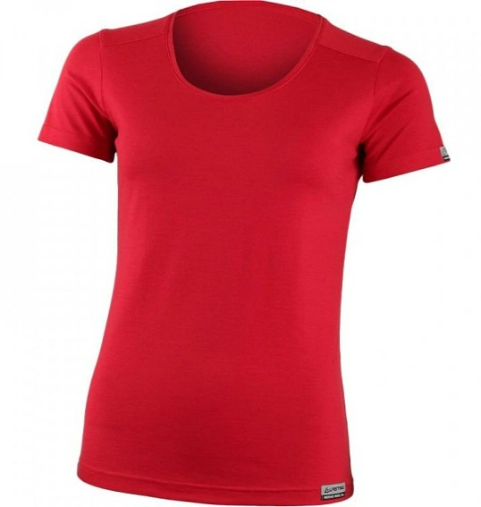 LASTING dámské merino triko IRENA červené