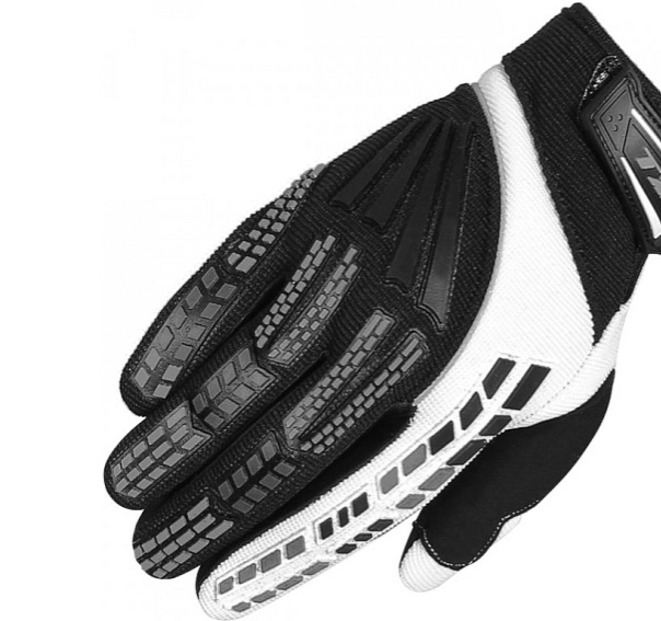 Dětské rukavice na motorku TXR Rush černo-bílé