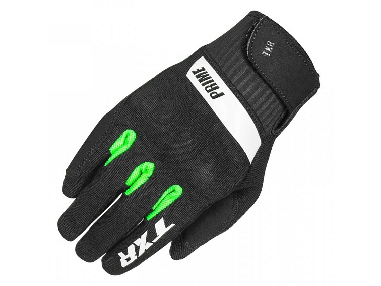 Rukavice na motorku TXR Prime černo-zelené