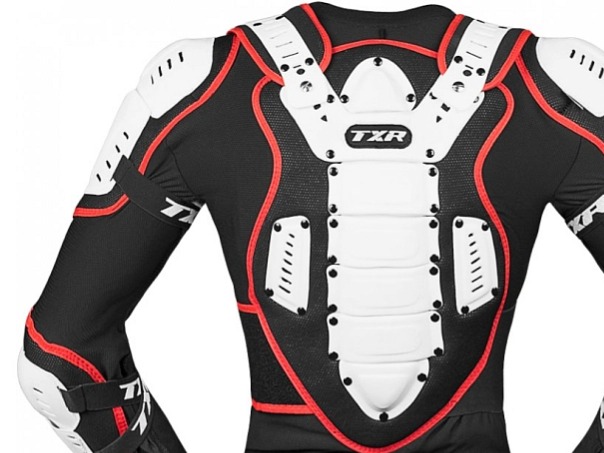 Dětský chránič těla TXR Guard bílo-černo-červený