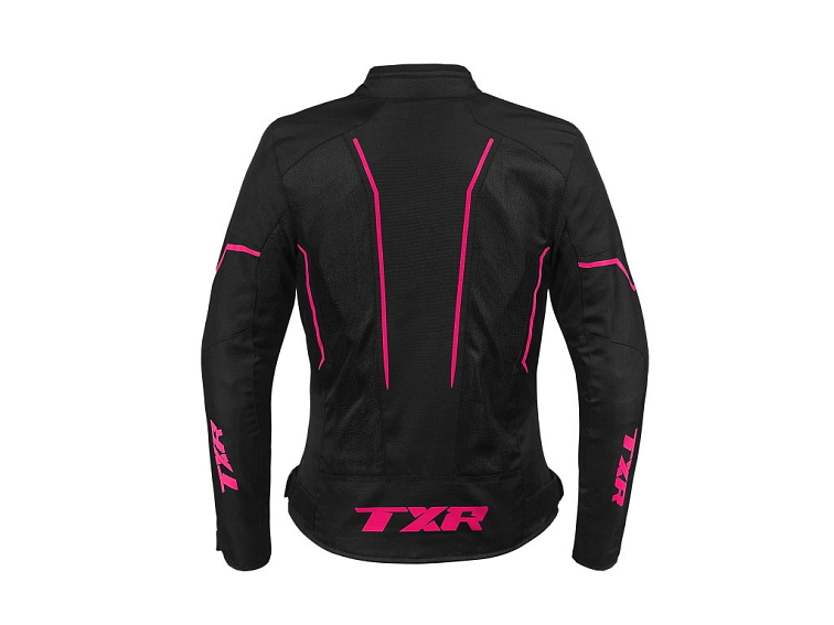 Dámská bunda na motorku TXR Aero černo-růžová