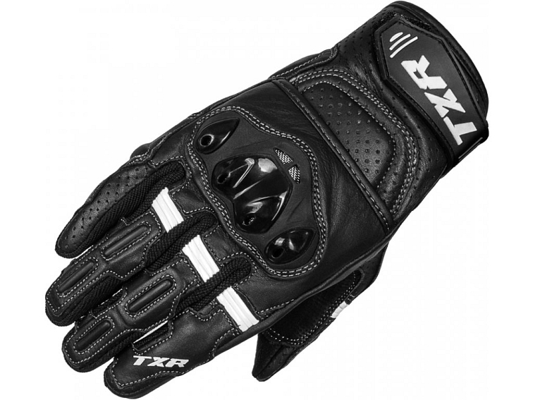 Rukavice na motorku TXR Hyper černo-bílé