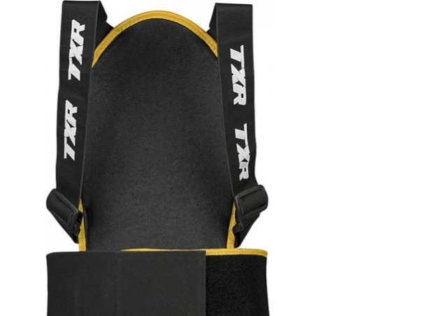 Dětský chránič páteře TXR Impact černo-fluo žlutý