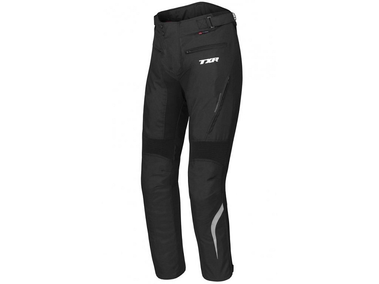 Prodloužené kalhoty na motorku TXR Rival černé