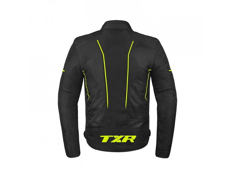Bunda na motorku TXR Aero černo-fluo žlutá