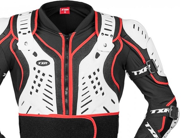 Chránič těla TXR Guard bílo-černo-červený