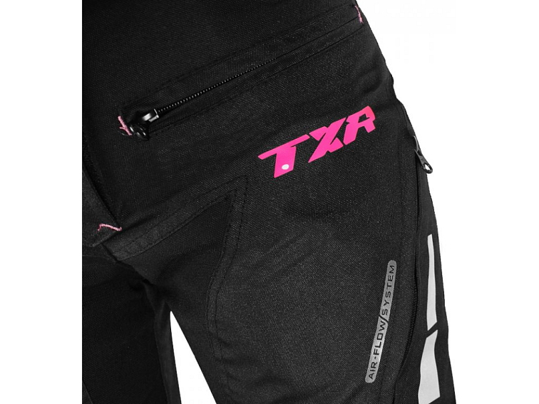 Dámské kalhoty na motorku TXR Rival černo-růžové